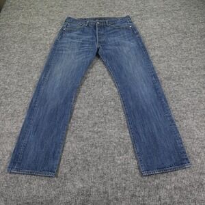 Levis 501XX‎ Jeans Mens 34x30 Straight Leg Button Fly Classic Denim (32x27.5)
